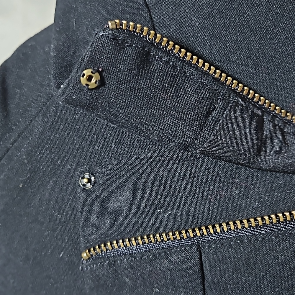 Loft black mini with accented side zipper - Picture 5 of 5